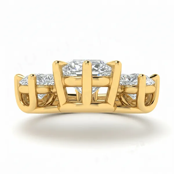Bold Ornate Diamond Pendant - View 4