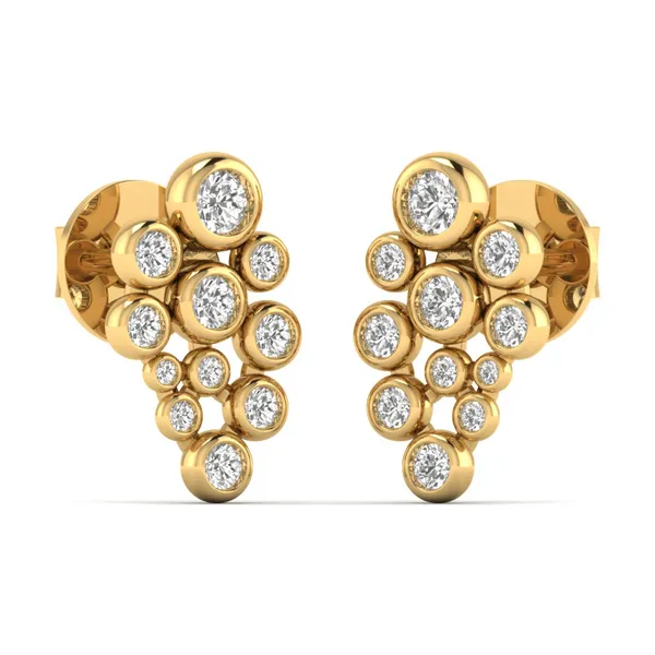 The Kiara Snowflake Bouquet Earrings - View 2