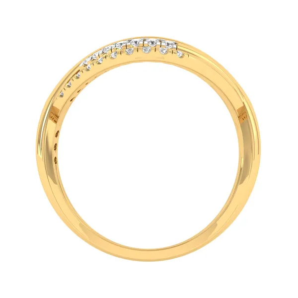 Glittering Dome Diamond Ring - View 3