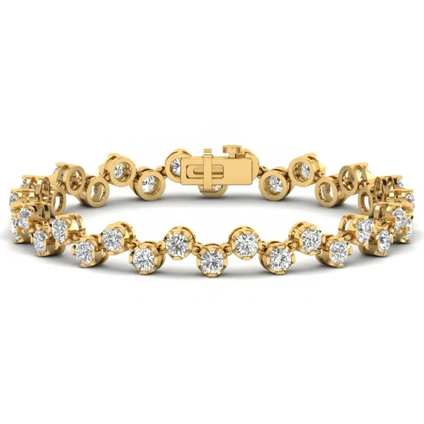 Precious Snake Diamond Bracelet - Laboratory-Grown Diamond Ladies Bracelet