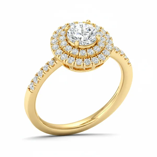 Charming Wrap Diamond Ring - Laboratory-Grown Diamond Ladies Ring