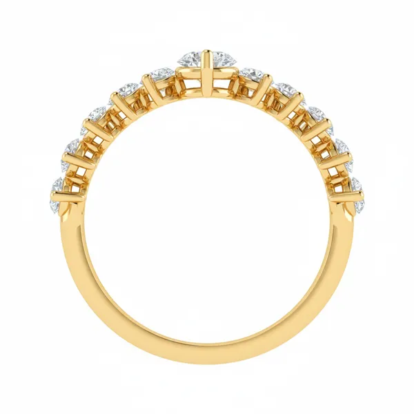 Sublime Three-Stone Diamond Ring - View 3