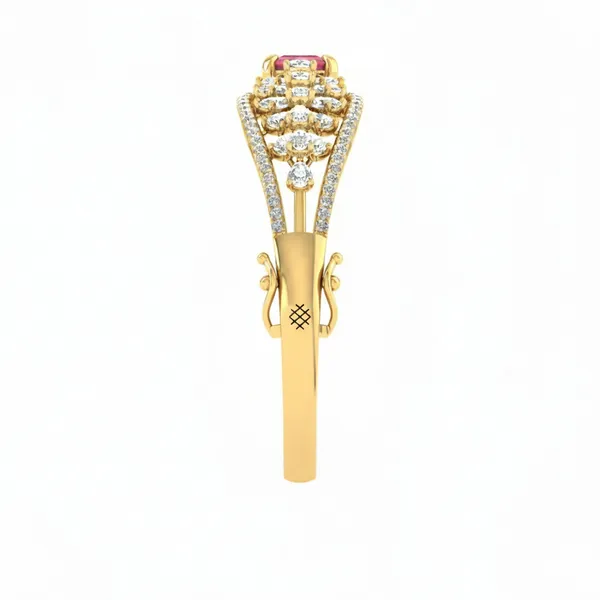 Pristine Floral Diamond Bangle - Laboratory-Grown Diamond Bangle