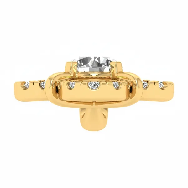 Vivid Ornate Diamond Pendant - View 4