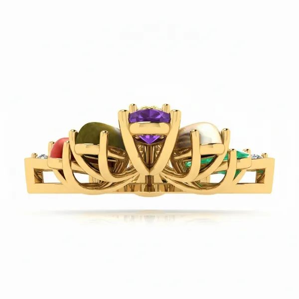 Opulent Medallion Diamond Pendant - View 4