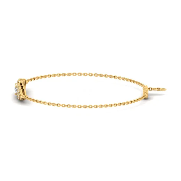 Enchanting Channel-Set Diamond Bracelet - View 2