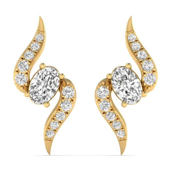 Elysian Multi-Stone Earrings - Laboratory-Grown Diamond Earrings