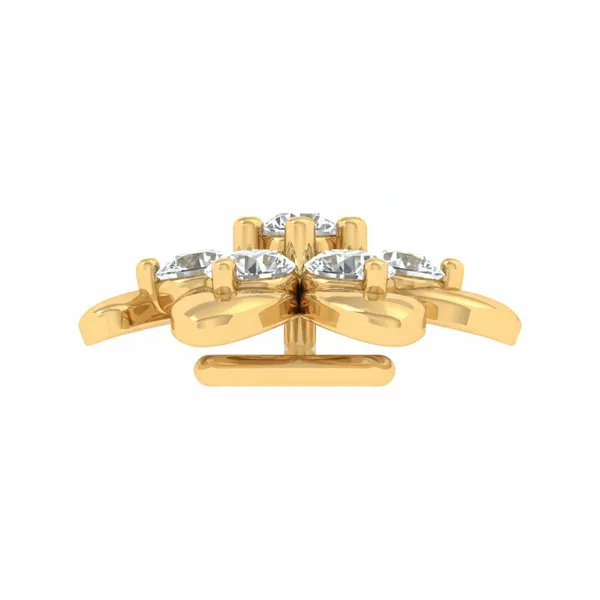 Chic Prong Diamond Nosepin - View 3