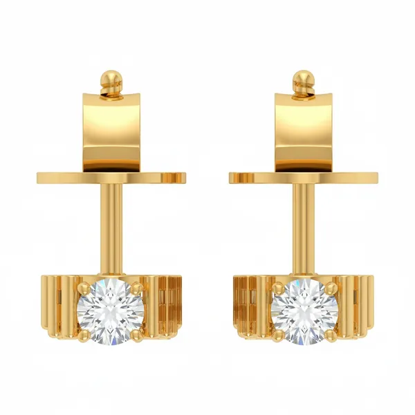 The Citrine Plume Cluster Earrings - View 4