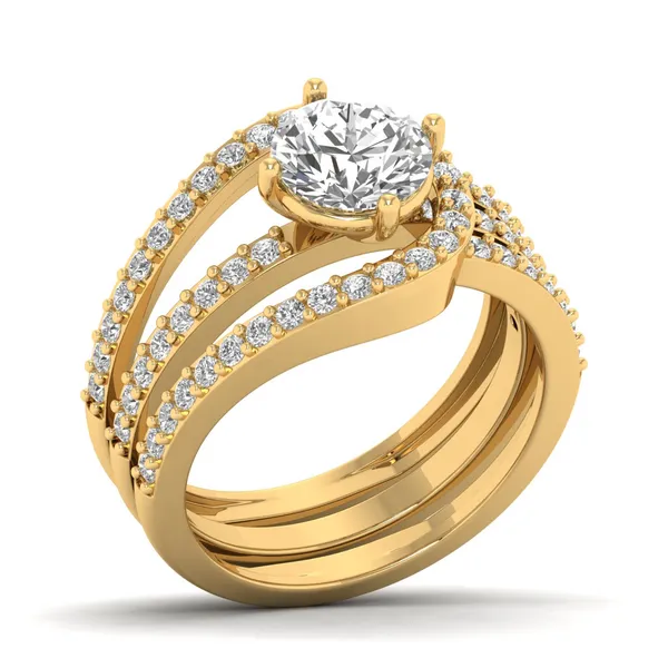 Sublime Lattice Diamond Ring - Laboratory-Grown Diamond Ladies Ring