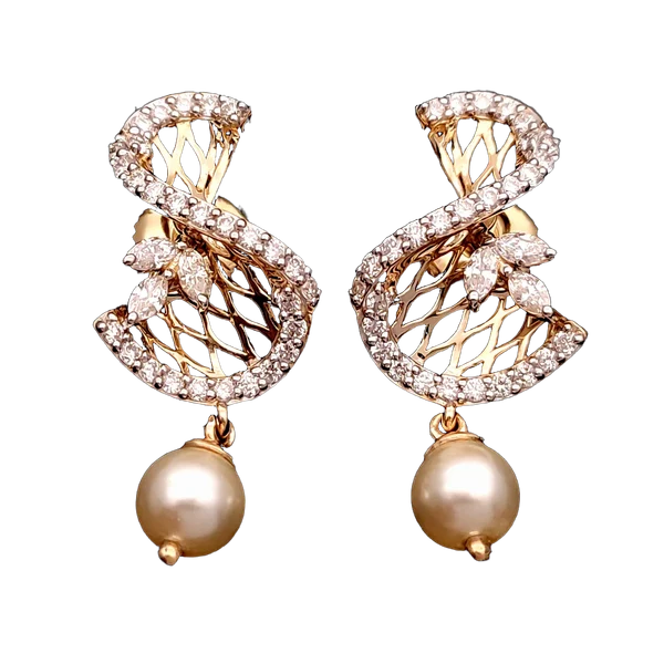 Opulent Harmony Diamond Earring & Mangalsutra Set MNEP1212
