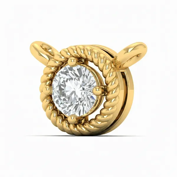 Stunning Teardrop Diamond Mangalsutra - View 2
