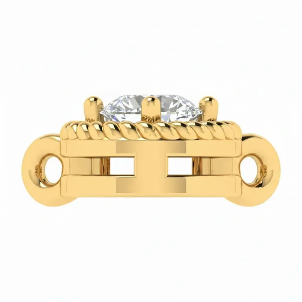 Stunning Teardrop Diamond Mangalsutra - View 4