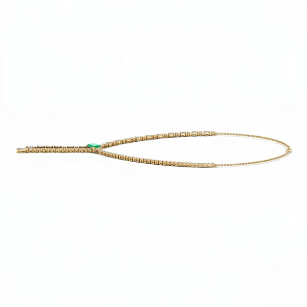 Resplendent Drop Diamond Necklace - View 2