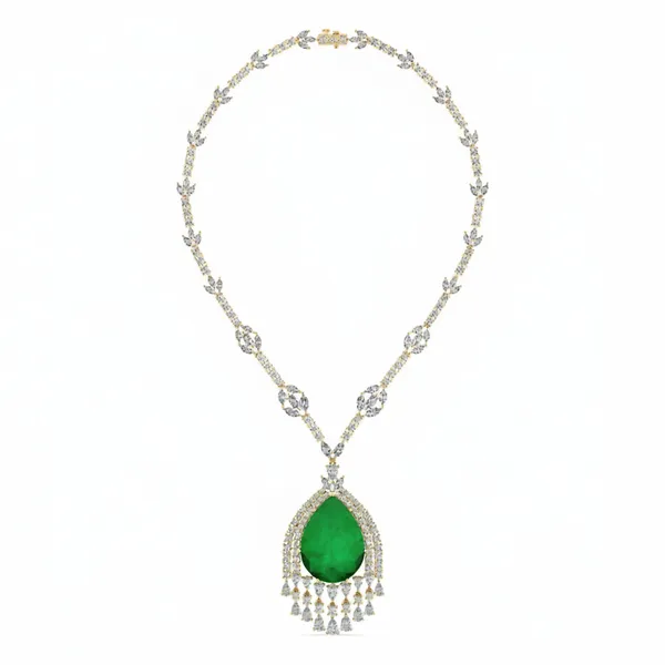 Mesmerizing Modern Diamond Necklace - Laboratory-Grown Diamond Necklace