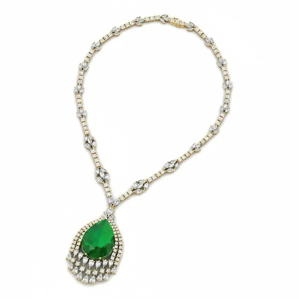 Mesmerizing Modern Diamond Necklace - View 3