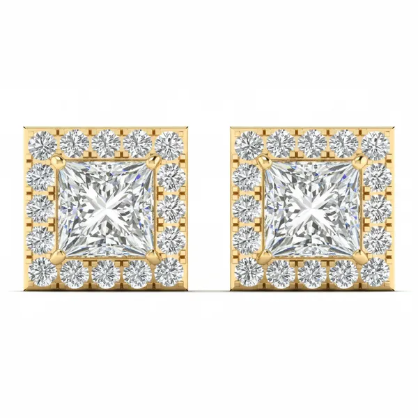 Lairesse Linear Drop Earrings - Laboratory-Grown Diamond Earrings