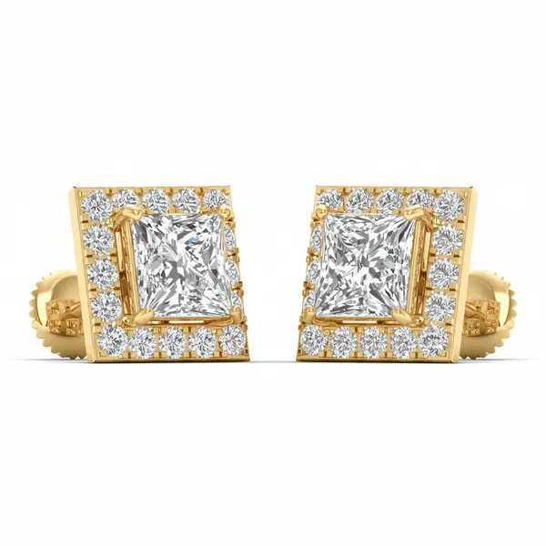 Lairesse Linear Drop Earrings - View 2