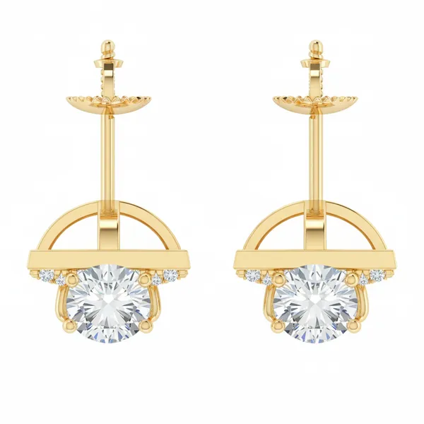 Lairesse Linear Drop Earrings - View 4