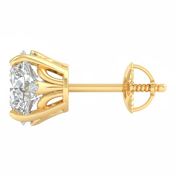 The Rosalind Jasmine Solitaire Studs - View 3