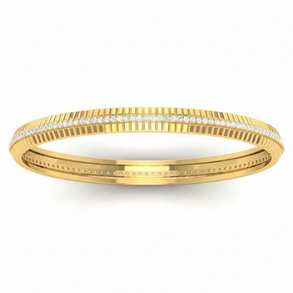 Ravishing Sparkle Diamond Bangle - Laboratory-Grown Diamond Bangle
