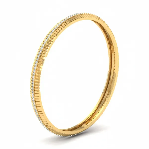 Ravishing Sparkle Diamond Bangle - View 2