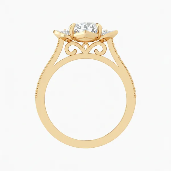 Mesmerizing Art Deco Diamond Ring - View 3