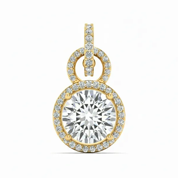 Dazzling Drop Diamond Pendant - Laboratory-Grown Diamond Pendant