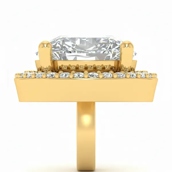 Dazzling Drop Diamond Pendant - View 4