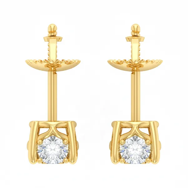 Hesper Single Diamond Studs - View 4