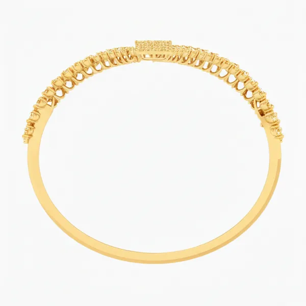 Ethereal Ornate Diamond Bangle - View 3