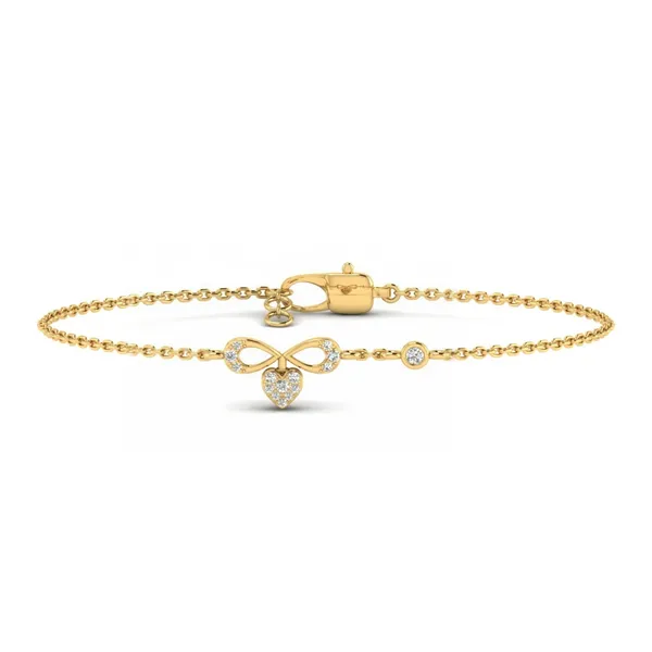 Striking Charm Diamond Bracelet - Laboratory-Grown Diamond Ladies Bracelet