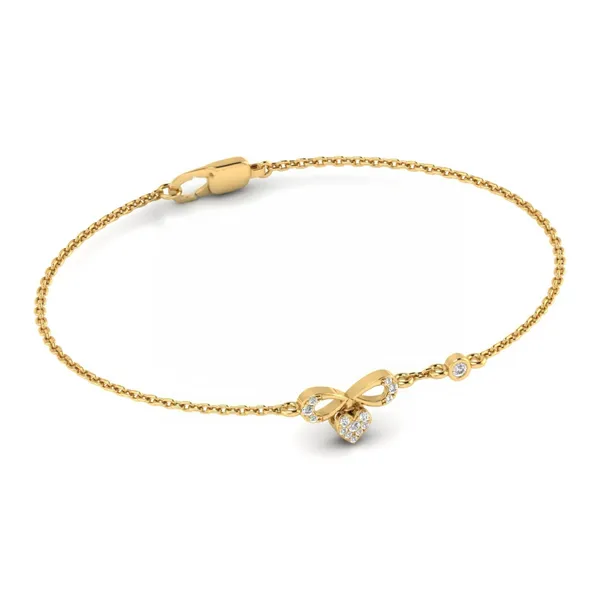 Striking Charm Diamond Bracelet - View 4