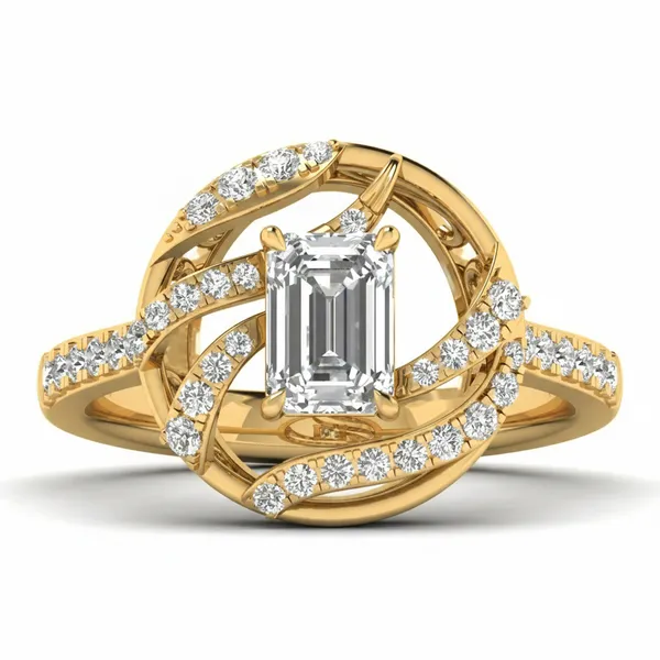 Luxurious Regalia Diamond Ring - View 2