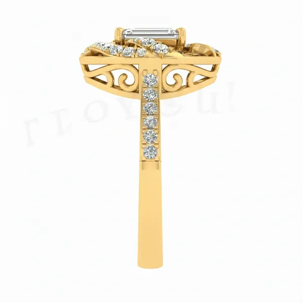 Luxurious Regalia Diamond Ring - View 4