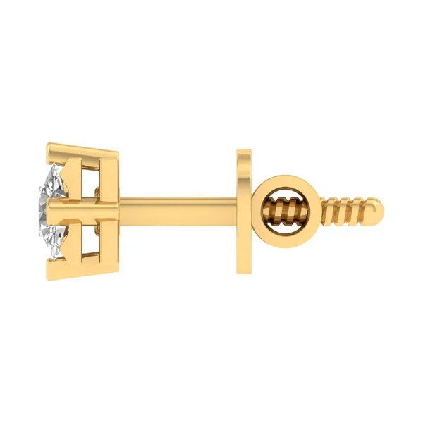 Lysandra Single Diamond Studs - View 3
