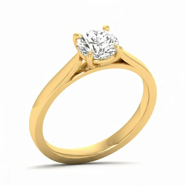 Divine Bezel Diamond Ring - Laboratory-Grown Diamond Ladies Ring