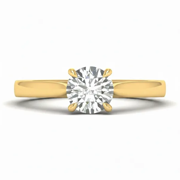 Divine Bezel Diamond Ring - View 2