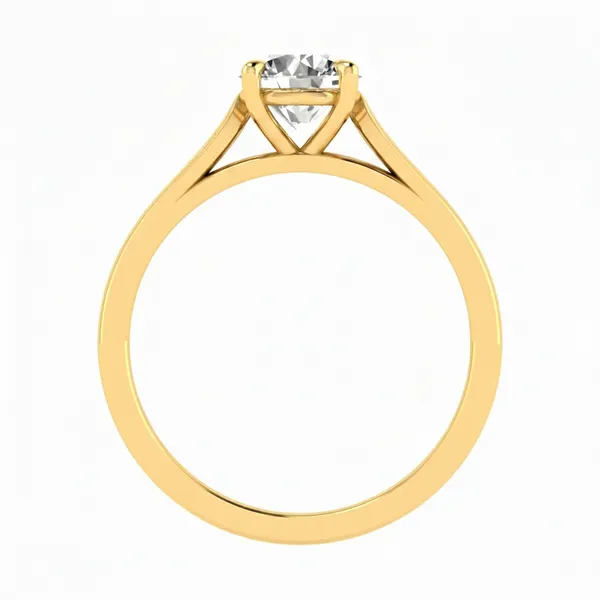 Divine Bezel Diamond Ring - View 3