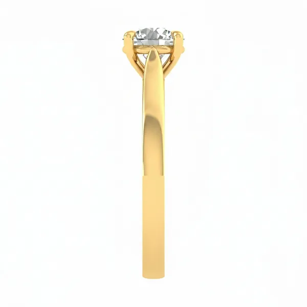 Divine Bezel Diamond Ring - View 4