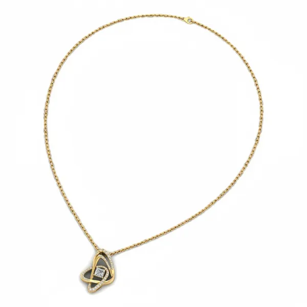 Splendid Twilight Diamond Necklace - View 3
