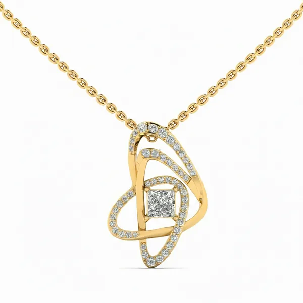 Splendid Twilight Diamond Necklace - View 4