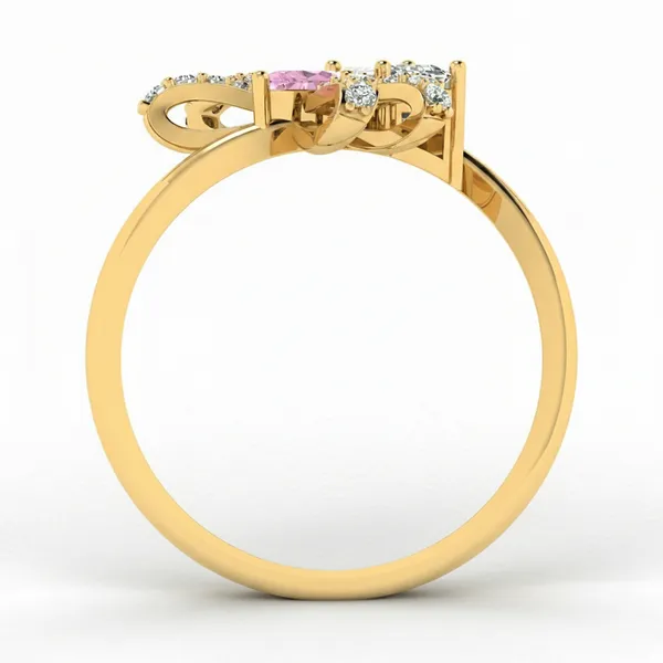 Dreamy Modern Diamond Ring - View 3