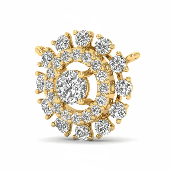 Harmonious Auspicious Diamond Mangalsutra - View 2
