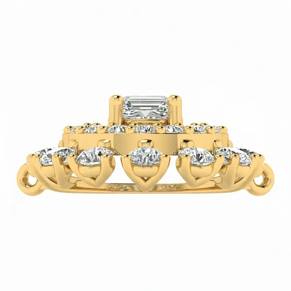 Harmonious Auspicious Diamond Mangalsutra - View 4