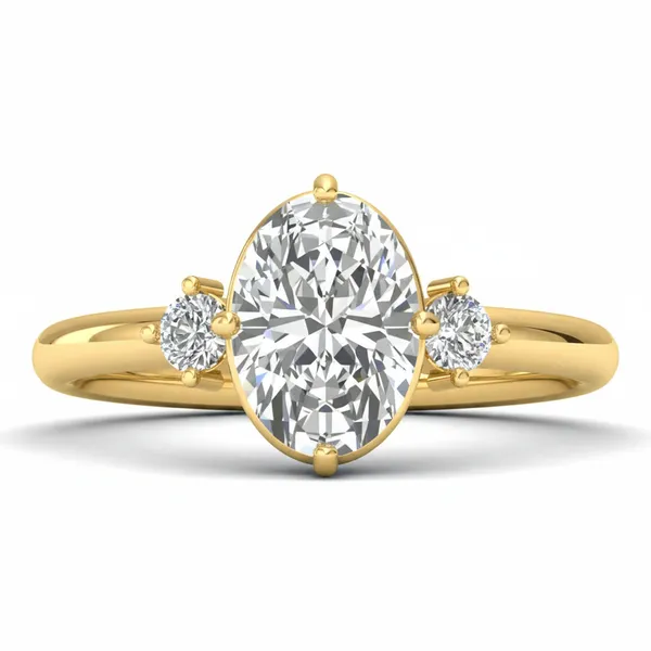 Serene Pave Diamond Ring - View 2