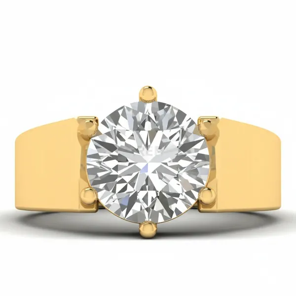 Chic Modern Diamond Ring - View 2