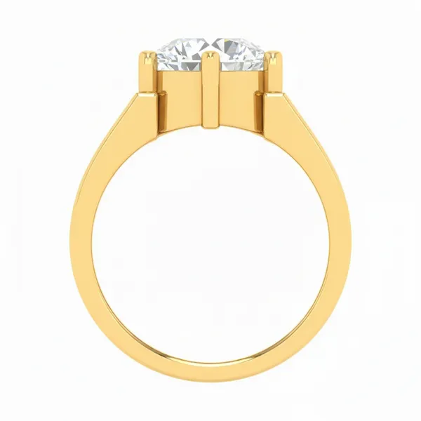 Chic Modern Diamond Ring - View 3