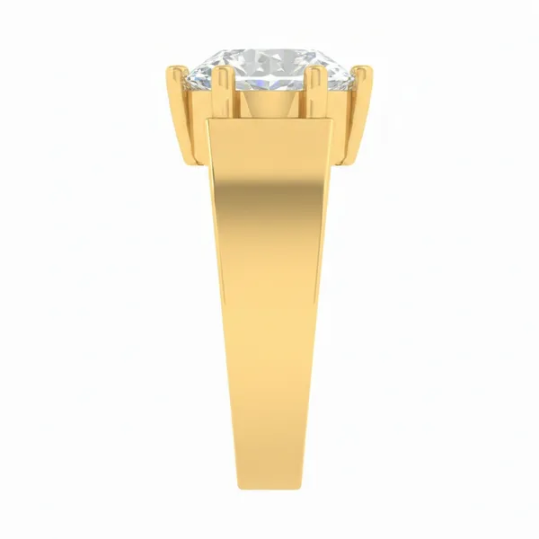 Chic Modern Diamond Ring - View 4