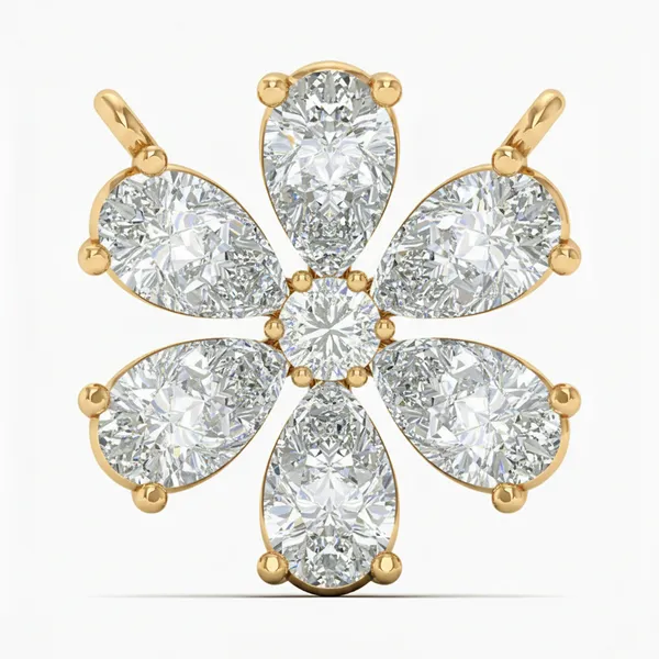 Vivid Medallion Diamond Pendant - Laboratory-Grown Diamond Pendant
